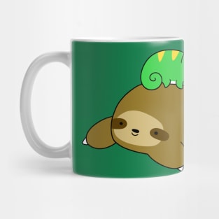 Sloth and Little Chameleon Mug